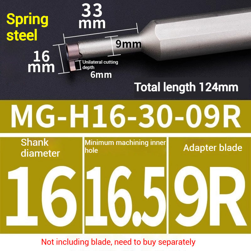 1020-Bore groove cutter small hole internal groove cutter grain deepening groove small bore cutter CNC cutter comma blade digging groove cutter bar Shandong Denso Pricision Tools Co.,Ltd.